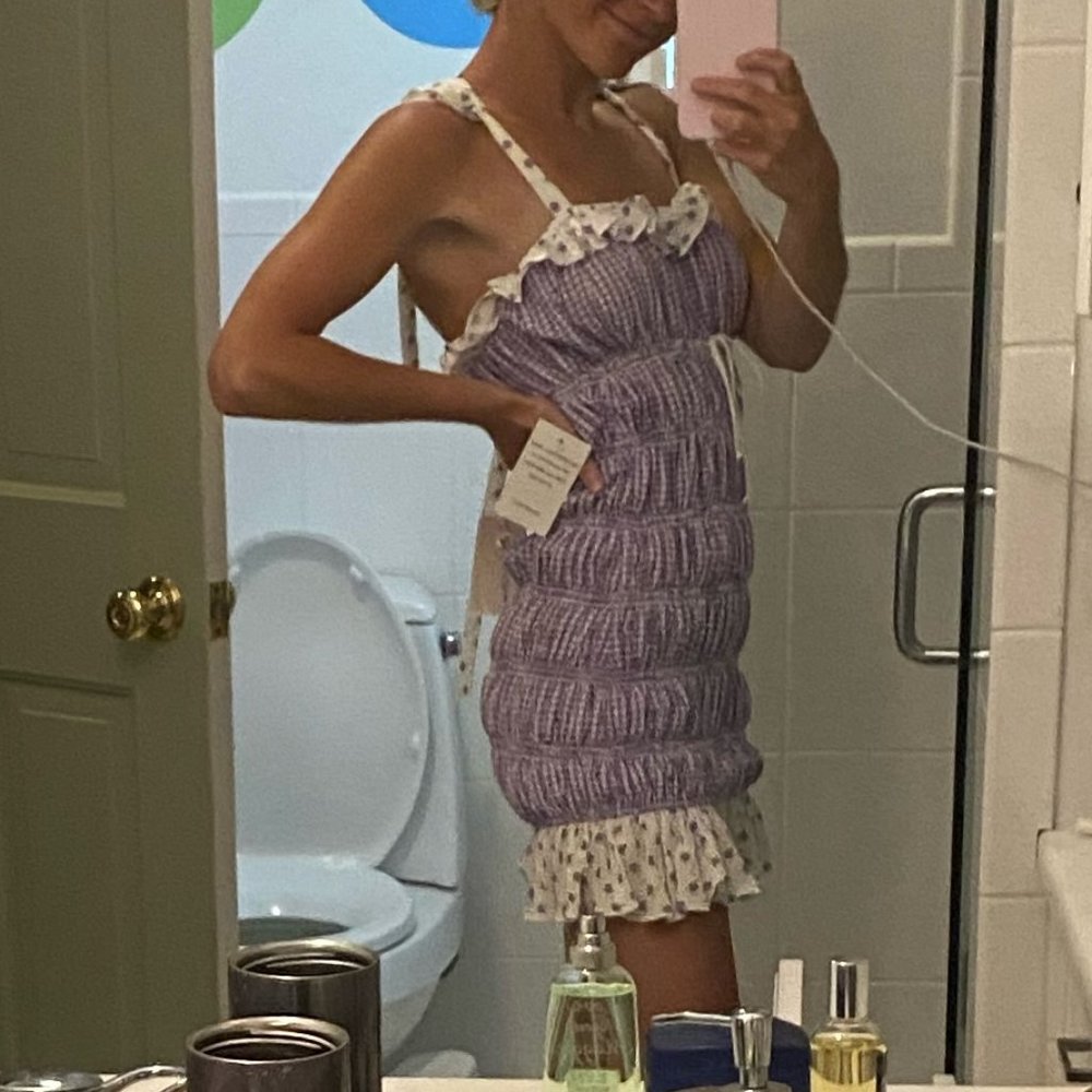 For Love and Lemons xs purple tight dress - Picture 7 of 7